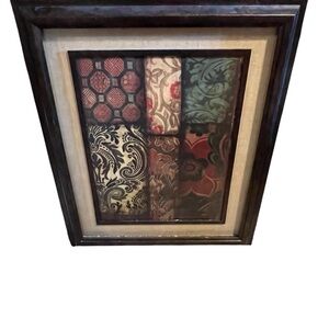 Framed Abstract Patterned Art